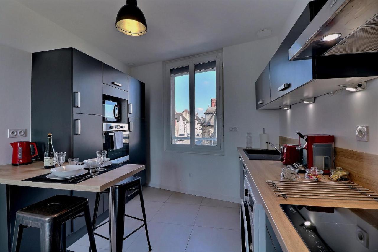 Appartement Logisy En Centre-Ville De Vitre I Logisy L'Indu ヴィトレ エクステリア 写真